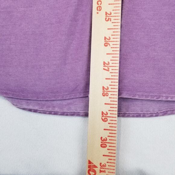 Lululemon Shirt Mens Medium Commission Long Sleeve Vintage Plum Enzyme Dye $118 - Picture 7 of 8